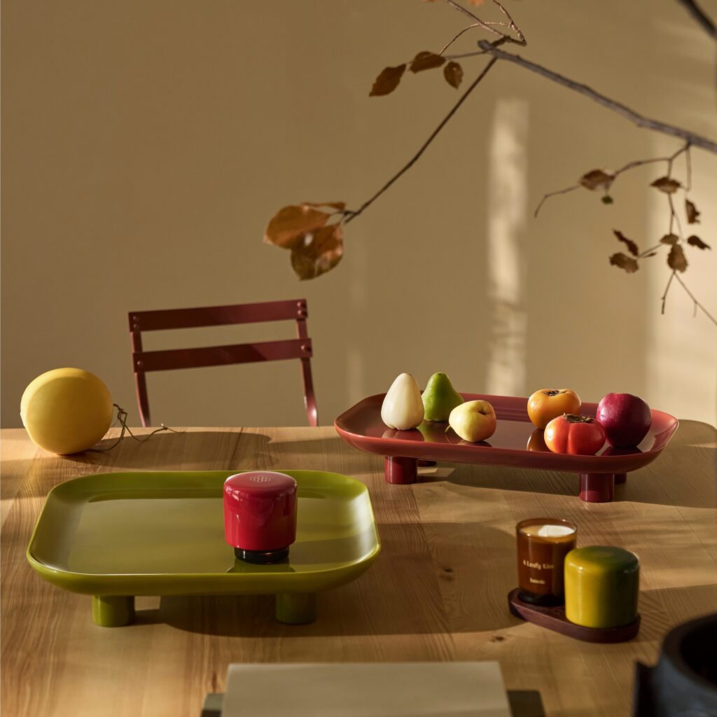 Scentimental scented candle and tray set — 3