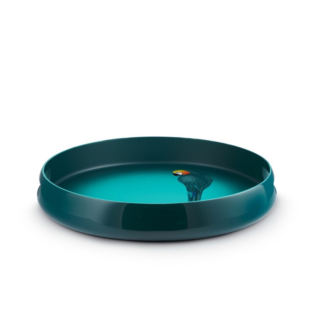 Exotic round tray — 2