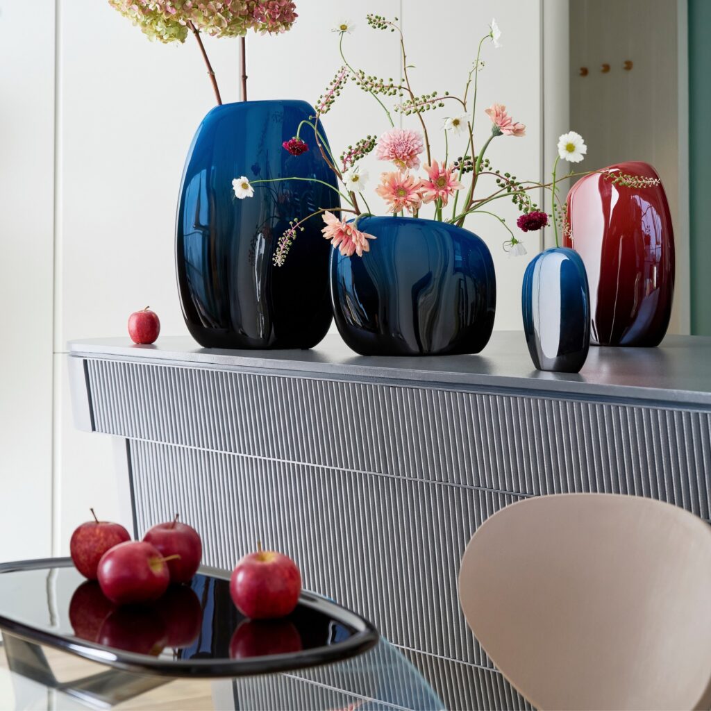 Halong vase set with tray — 2